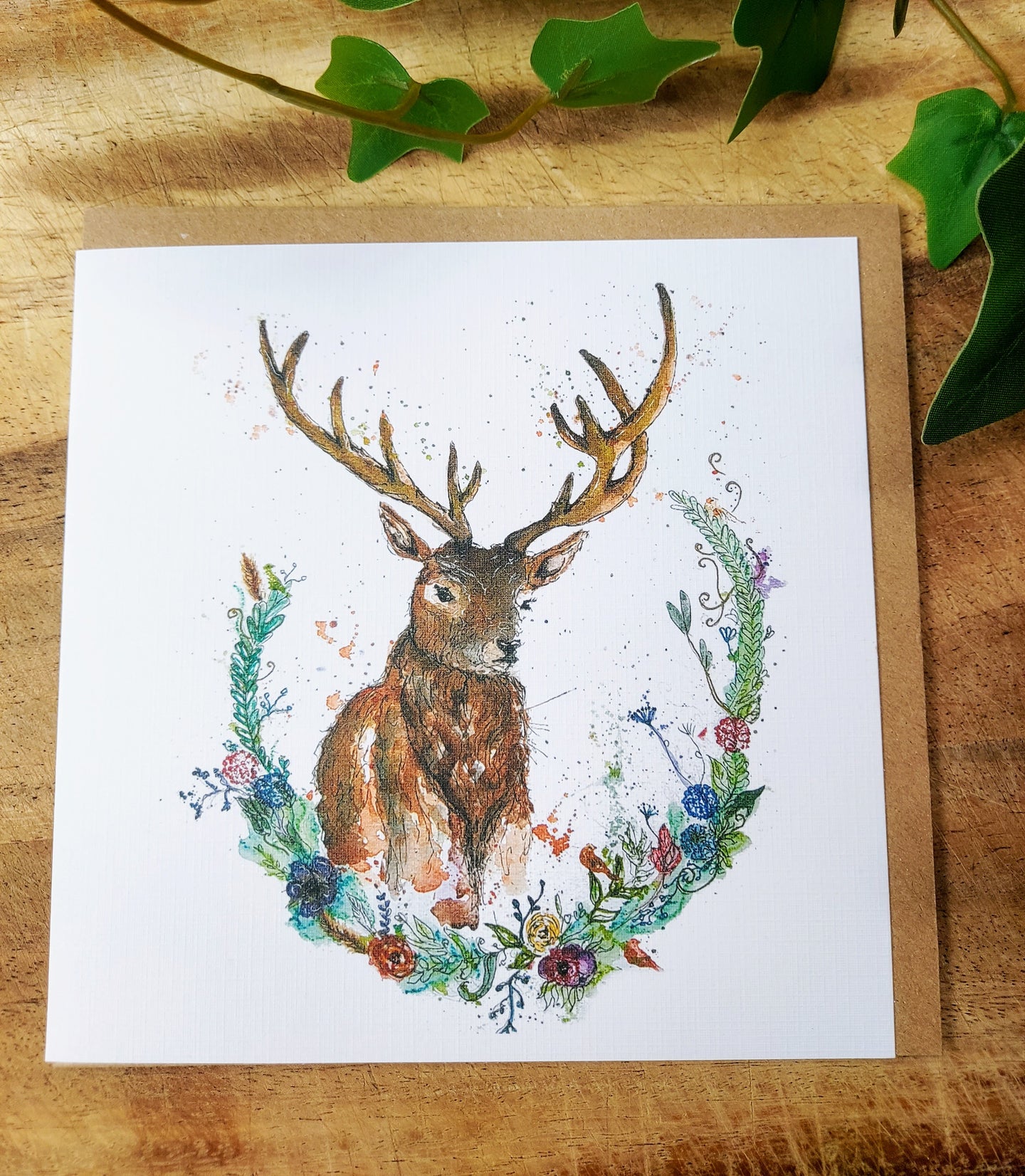 Autumn Stag Greeting Card