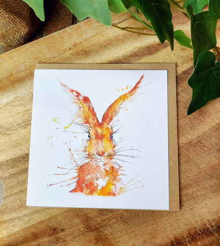 Fudge Hare Greeting Card