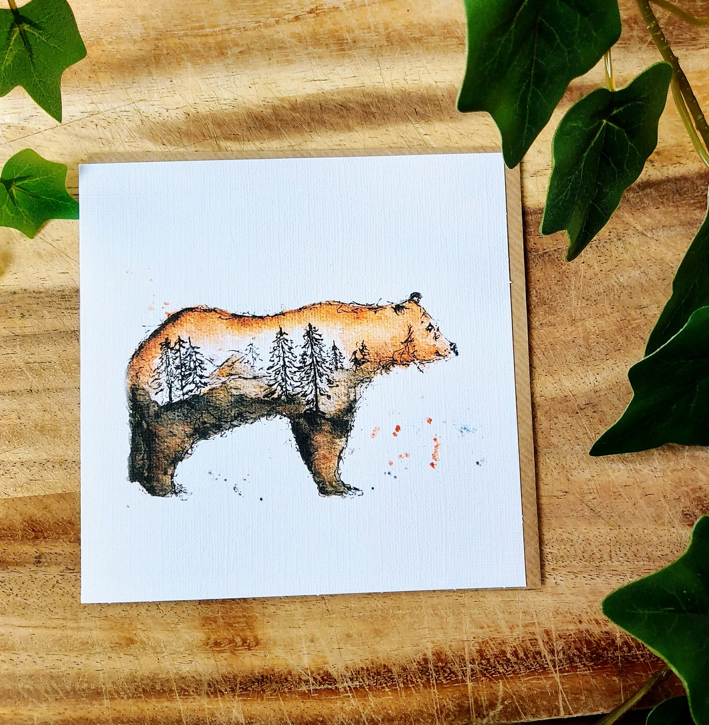 Forest Bear Greeting Card