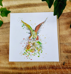 Conker Hare Greeting Card