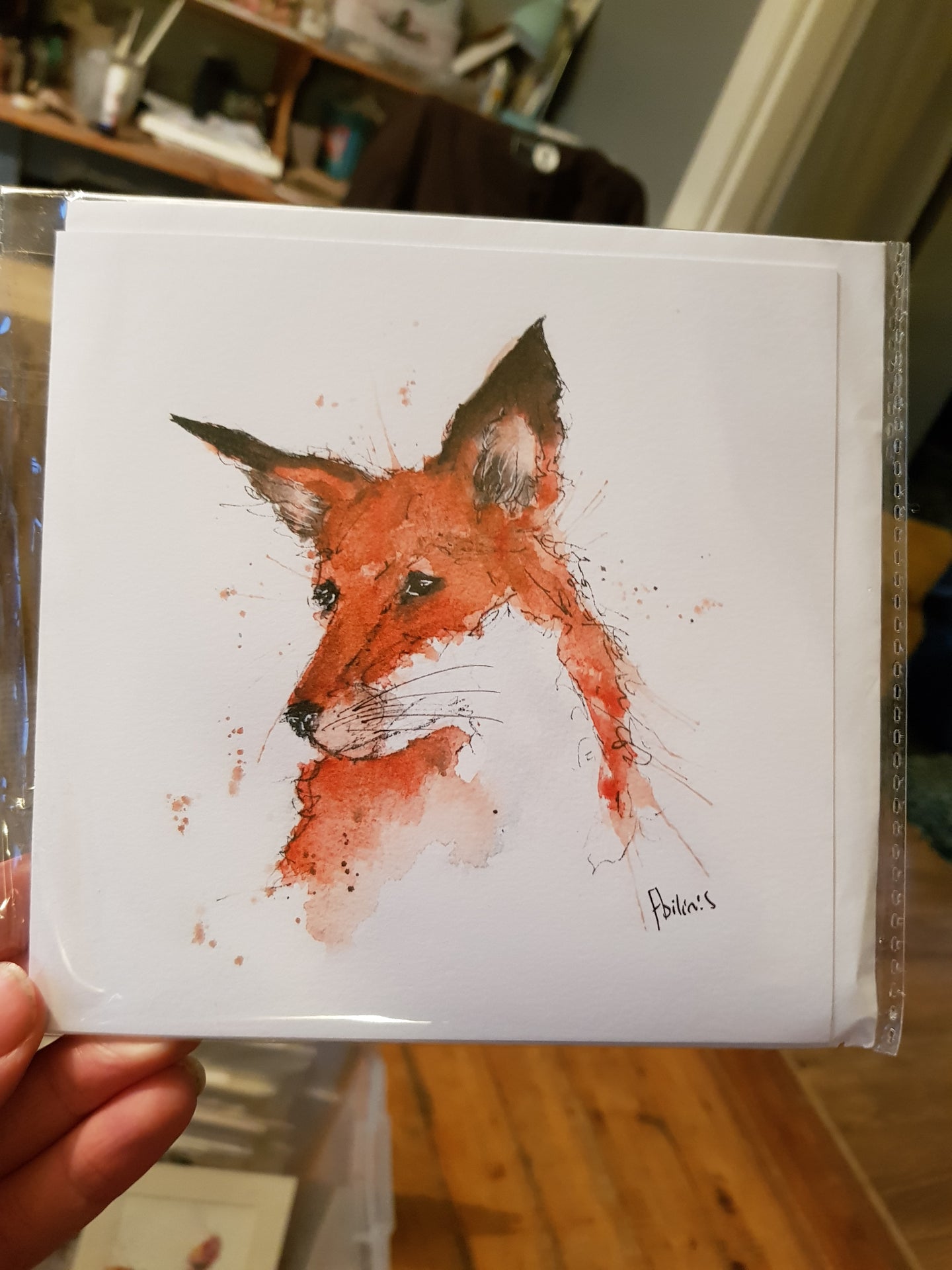 Abandoned Fox Greeting Card