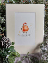 Load image into Gallery viewer, Xmas Robin print