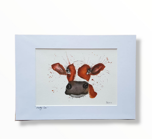 Cheeky Brown Cow Print