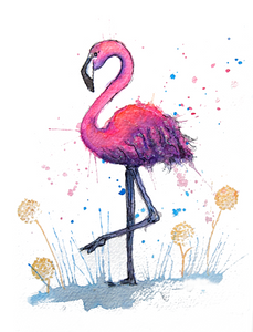 Flamingos Greeting Card